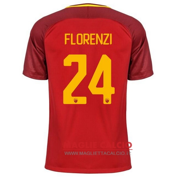 nuova maglietta roma 2017-2018 florenzi 24 prima